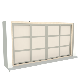 Red depth height interior
