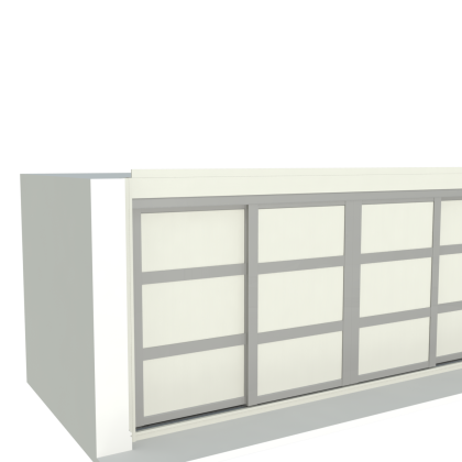 Sloped area