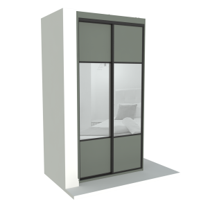 Bed 1 Right of window