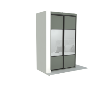 Bed 1 Right of window