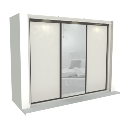 Downstairs wardrobe with interior