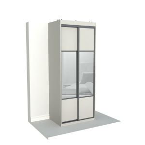 Closed corner - back wall